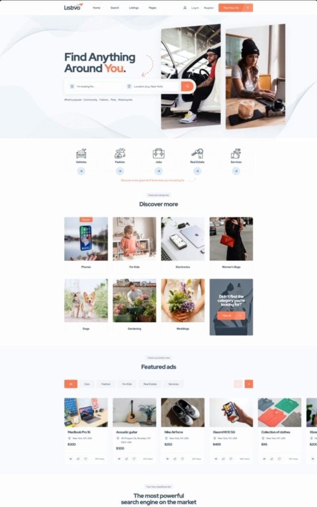 Classifieds/Ads Website